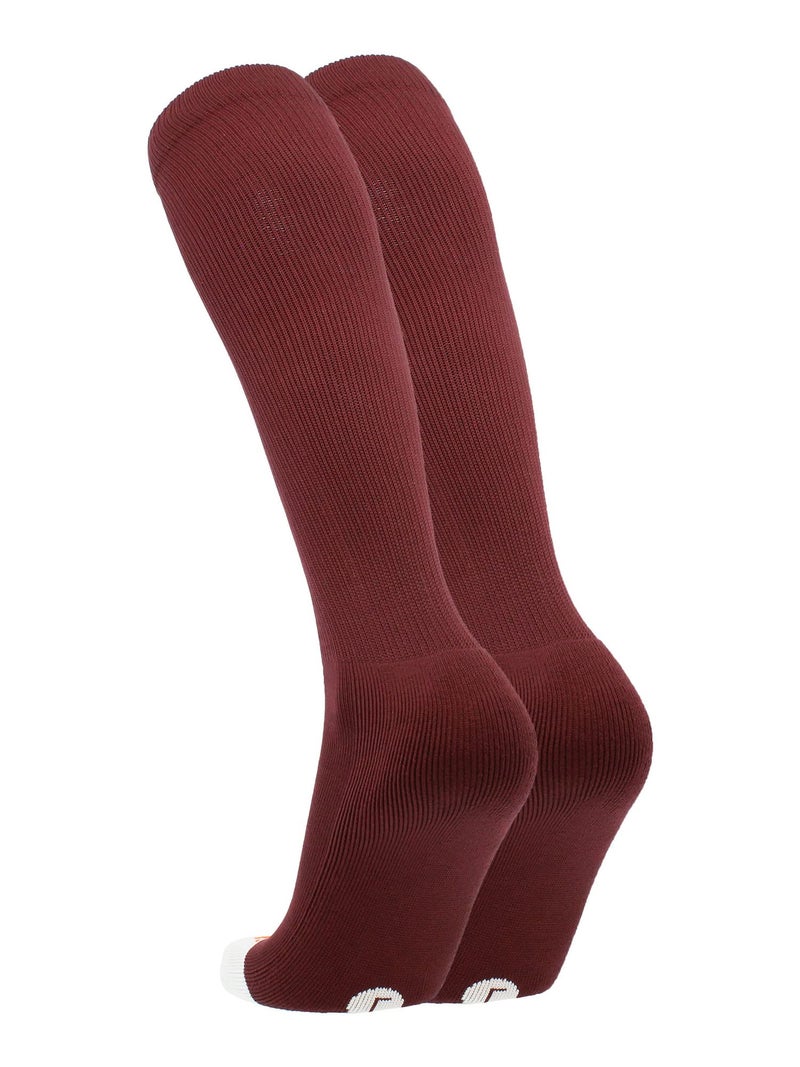 MadSportsStuff Pro Line Over the Calf Baseball Socks (Maroon, Small) - Image 5